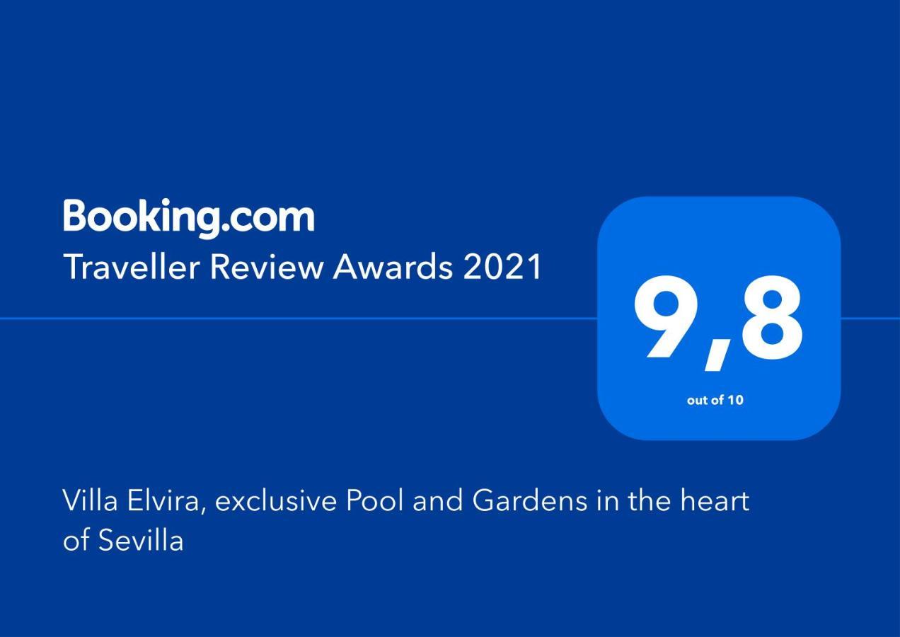 Villa Elvira, Exclusive Pool And Gardens In The Heart Of Sevilla 外观 照片